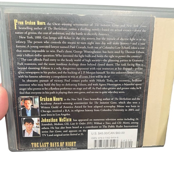 Lot of 4 Audio Books Fiction The Son Nesbo Break Down Paris Dirty Job Moore - Picture 3 of 16